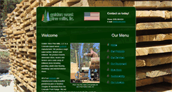 Desktop Screenshot of goldenwestpinemills.com